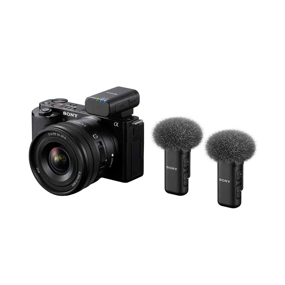 Sony ECM-W3 | Dual-channel Wireless Camera Microphone for digital recording | Content Creation | Dual Transmitter | Compact - Black - Image 2