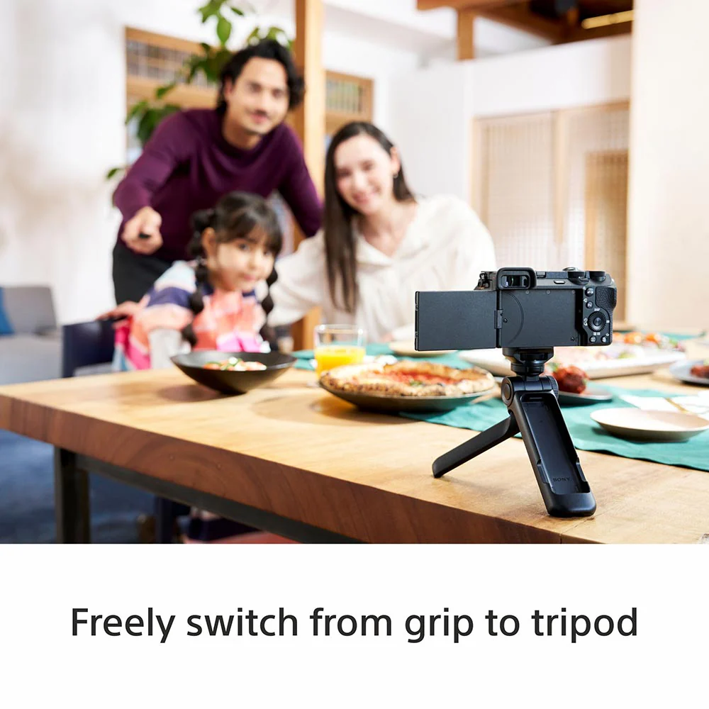 Sony GP-VPT3 Multi Functional Shooting Grip/Bluetooth Grip | Travel Friendly | Detachable Wireless Remote Controller - Black - Image 6