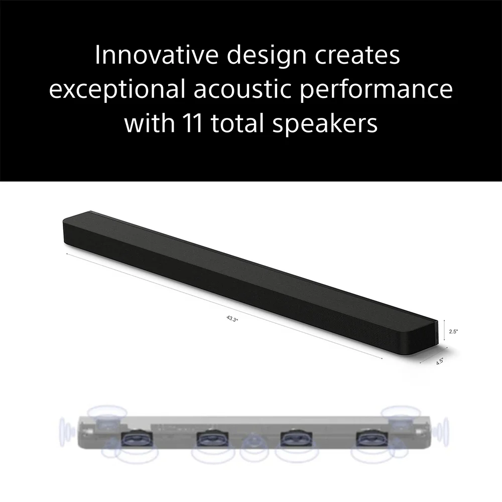Sony Bravia Theatre Bar 8(HT-A8000) with 360 SSM,IMAX,Dolby Atmos/DTSx Premium Soundbar Home Theatre System with subwoofer SW7 & Rear Speaker SA-RS5(360 RA,Voice Zoom3,8K/4K HDR,HDMI eArc,BT),Black - Image 5