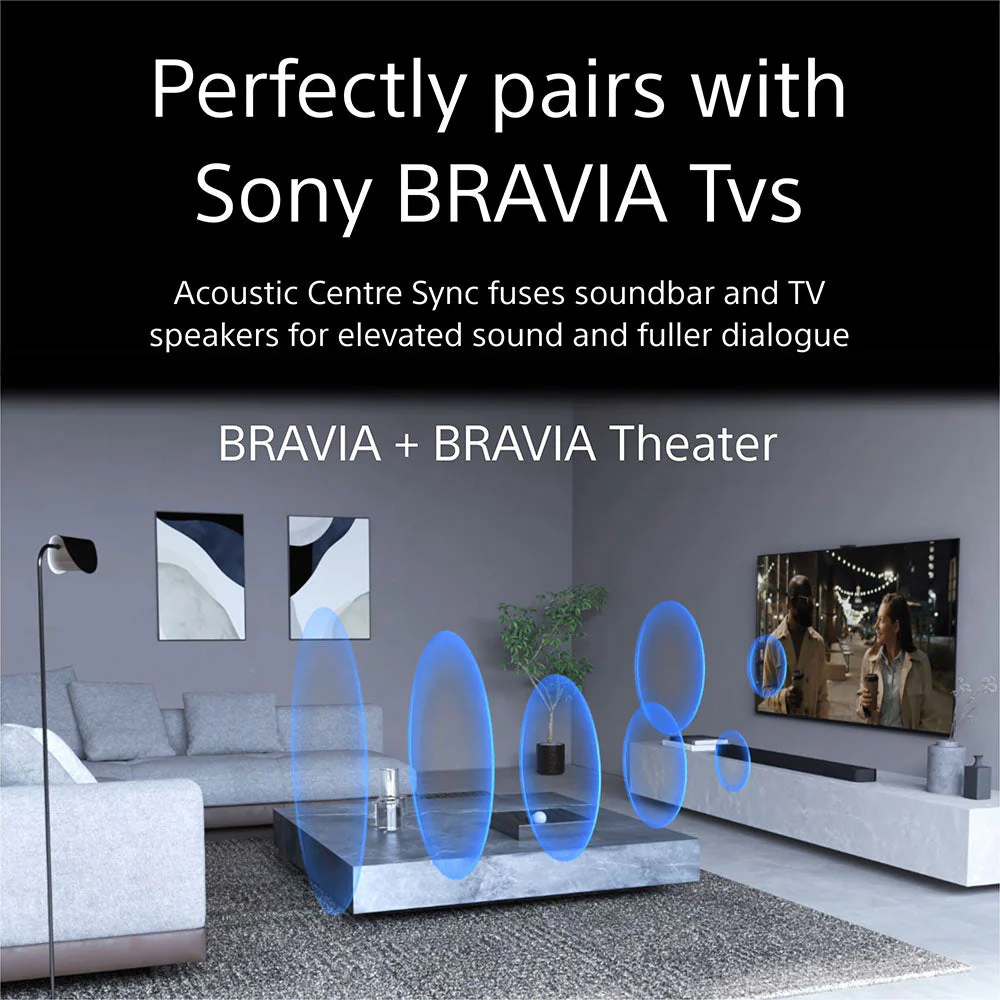 Sony Bravia Theatre Bar 9(HT-A9000) with 360 SSM,IMAX,Dolby Atmos/DTSx Premium Soundbar Home Theatre System with subwoofer SW3 & Rear Speaker SA-RS3S(360 RA,Voice Zoom3,8K/4K HDR,HDMI eArc,BT),Black - Image 7