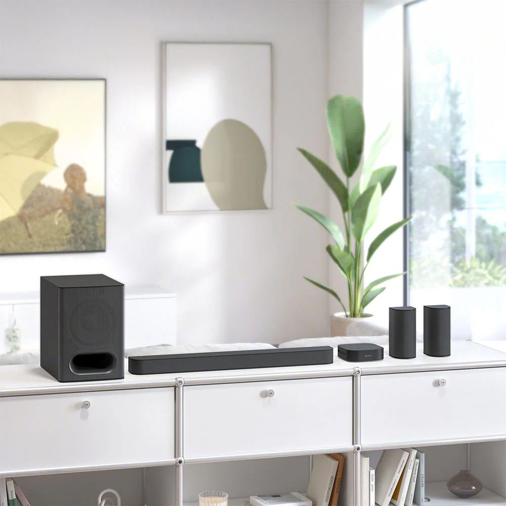 Sony Bravia Theatre System 6(HT-S60) Real 5.1ch 1000W,Dolby Atmos/DTS:X Soundbar Home Theatre with Powerful subwoofer & Wireless Rear Speakers,Voice Zoom3,BCA App, Bluetooth,HDMI eARC - Image 4