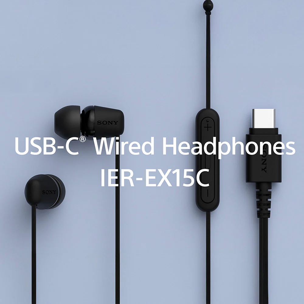 Sony IER-EX15C Wired in Ear Type C Headphones, In-Line remote for Volume & Mute Function with Mic, Tangle Free Serration Wire, Compatible with USB-C Devices, High Sound Quality - Image 18