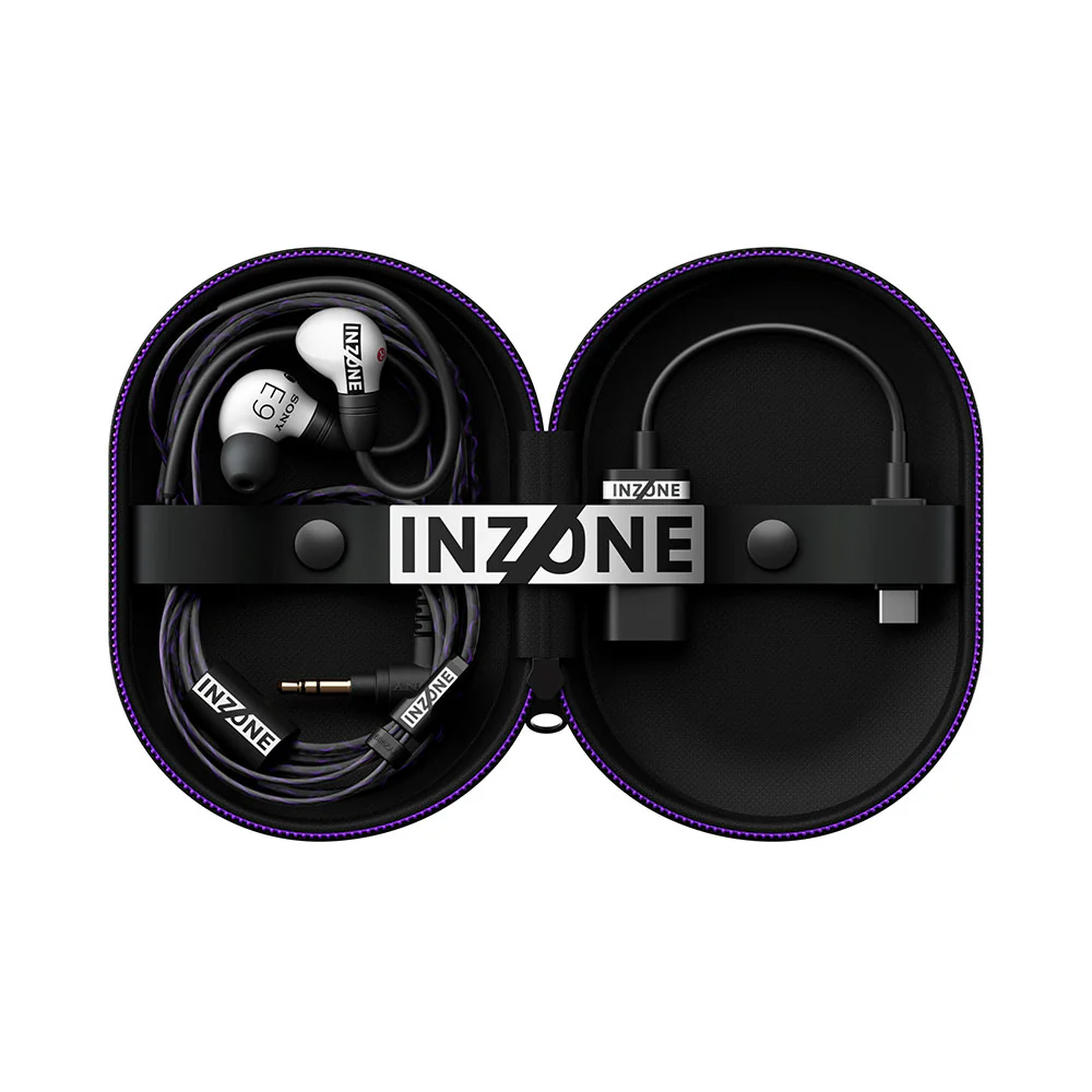 Sony INZONE E9 Wired in-Ear Monitor for Gaming, Tuned for FPS Games, Sound Isolating Earbuds, Comfortable Fit, Low Profile Design, 360 Spatial Sound, Case Included, Developed with Fnatic, White - Image 4