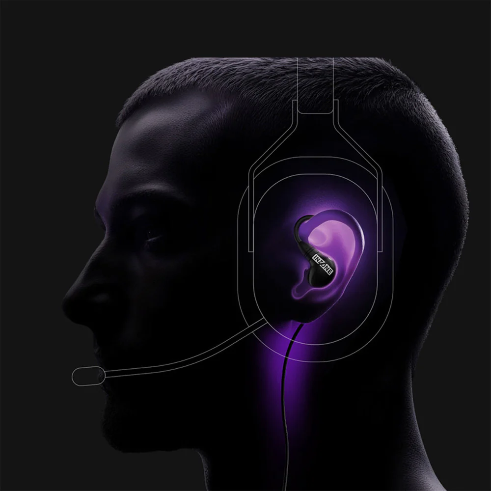 Sony INZONE E9 Wired in-Ear Monitor for Gaming, Tuned for FPS Games, Sound Isolating Earbuds, Comfortable Fit, Low Profile Design, 360 Spatial Sound, Case Included, Developed with Fnatic, White - Image 41