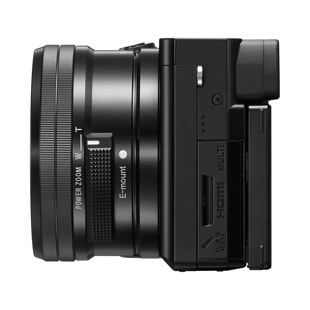 Sony Alpha ILCE 6100K 24.2 MP Mirrorless Digital SLR Camera with SELP16502  Power Zoom Lens | APS-C Sensor | Fast Auto Focus,Real-time Eye AF,Real-time Tracking | 4K Vlogging Camera - Black - Image 11