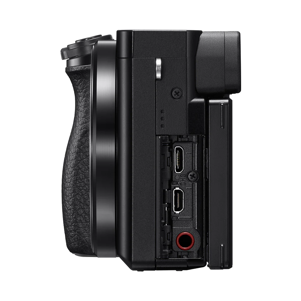 Sony Alpha ILCE-6100X 24.2 MP Mirrorless Digital SLR Camera with SELP16502  Power Zoom  & SEL55210  Lens, APS-C Sensor, Fast Auto Focus,Real-time Eye AF,Real-time Tracking, Vlogging & Content Creation -Black - Image 5