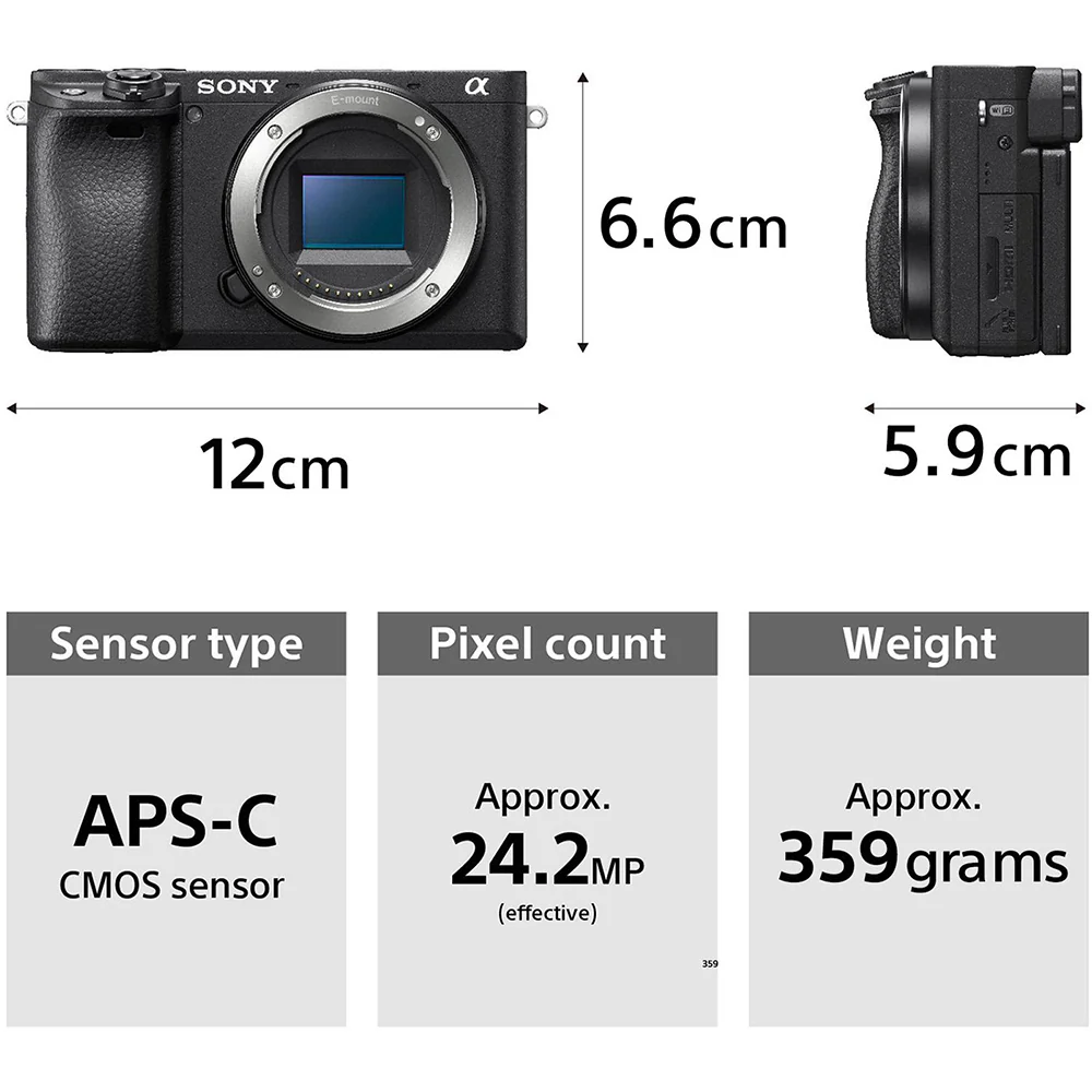 Sony Alpha 6400 E-mount camera with APS-C sensor (ILCE-6400L) | 24.2 MP Mirrorless Camera, 11 FPS, 4K/30p, with a 16-50mm Power Zoom lens. - Image 3