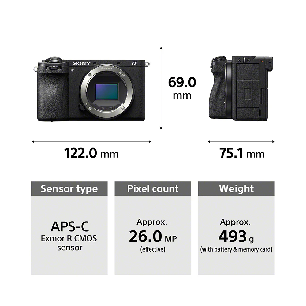 Sony Alpha ILCE-6700M APS-C Interchangeable-Lens Mirrorless Camera (Body + 18-135 mm Power Zoom Lens) | Made for Creators | 26.0 MP | Artificial Intelligence based Autofocus | 4K 60p Recording - Black - Image 3