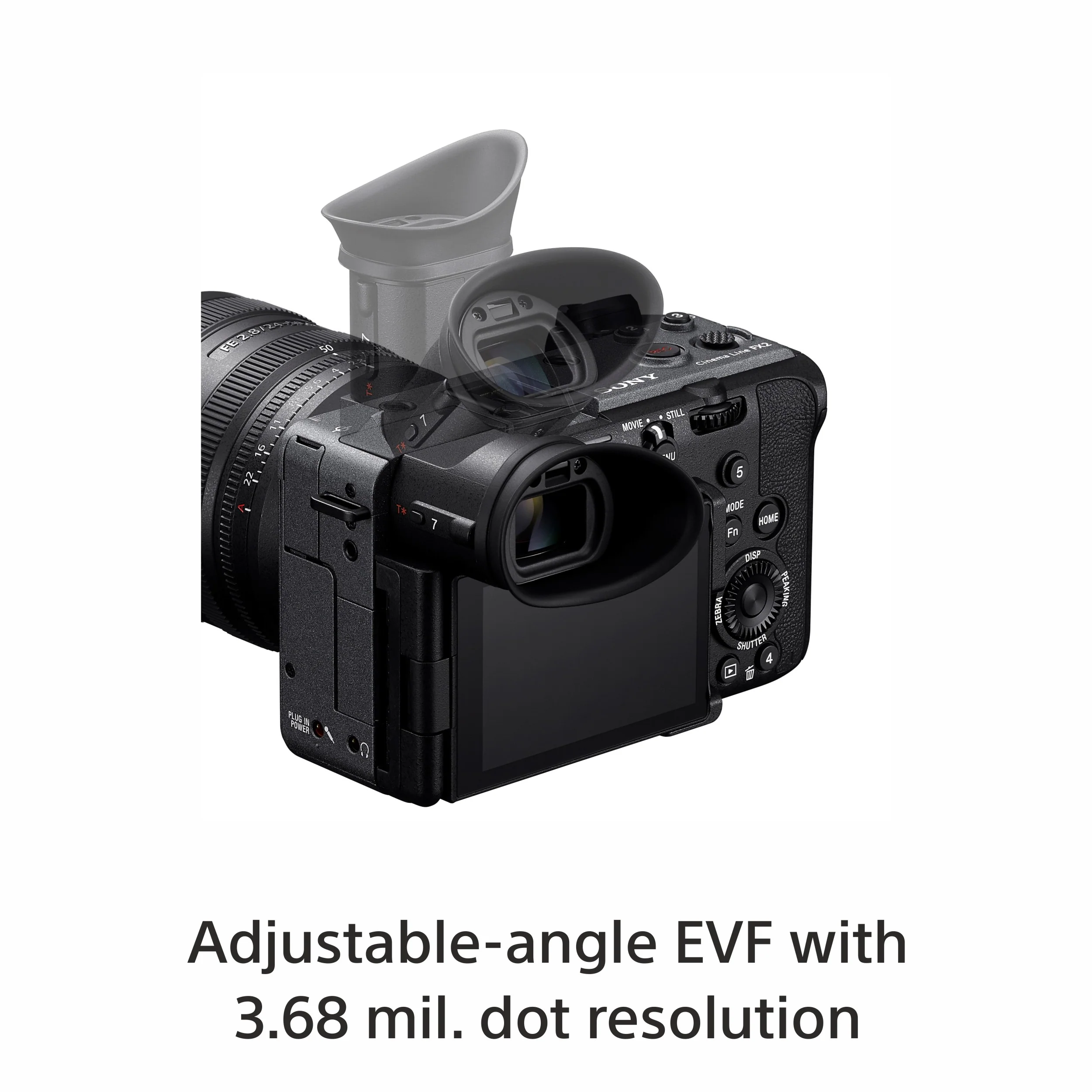 Sony Cinema Line FX2 Full-Frame Camera with XLR Handle | 4K 60P | S-Cinetone | Dual Base ISO | Compact & Lightweight | Made for Filmmakers - Grey - Image 4