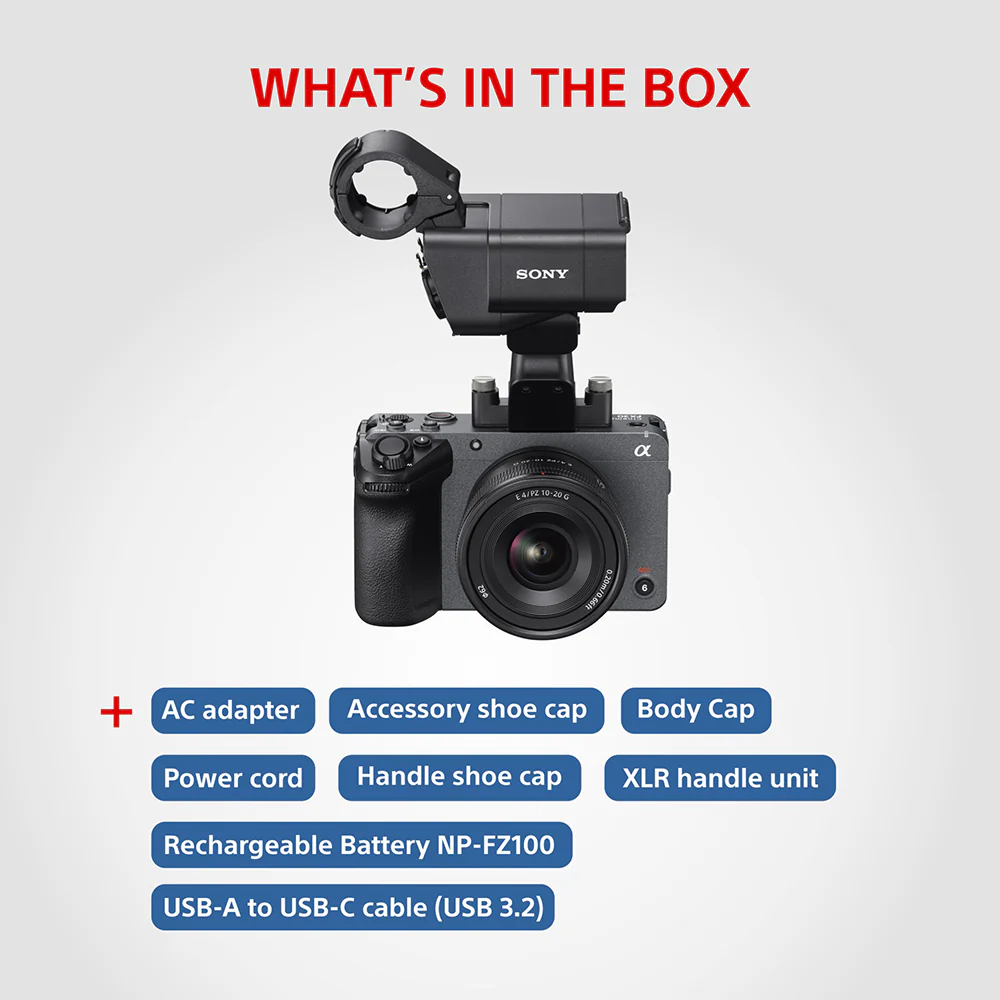 Sony Cinema Line FX30 (ILME-FX30) with XLR Handle | Super 35 | Compact camera for Filmmaking | 4K120P | S-Cinetone | Dual Base ISO - Image 6
