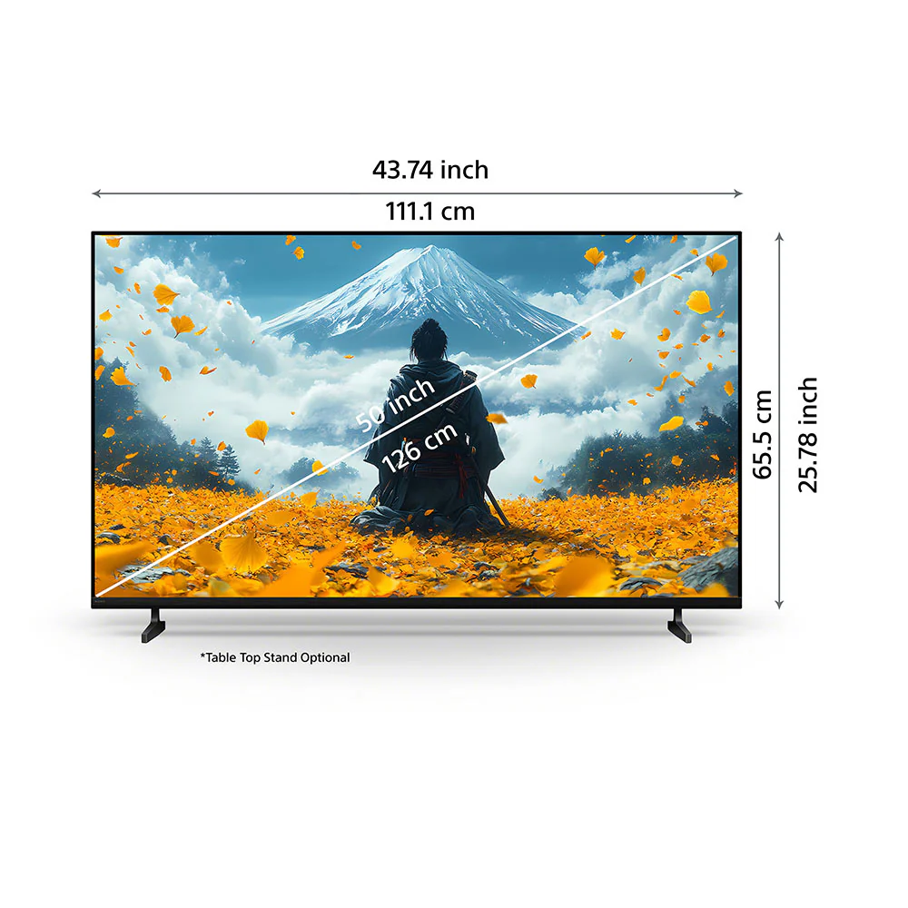 Sony 126 cm (50) BRAVIA 2 II 4K Ultra HD Smart LED Google TV K-50S22BM2 (Black) - Image 7