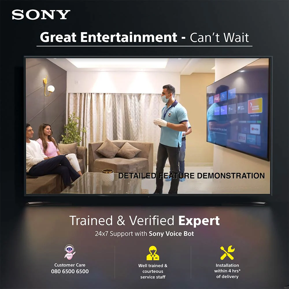 Sony 126 cm (50) BRAVIA 2 II 4K Ultra HD Smart LED Google TV K-50S22M2 (Black) - Image 21