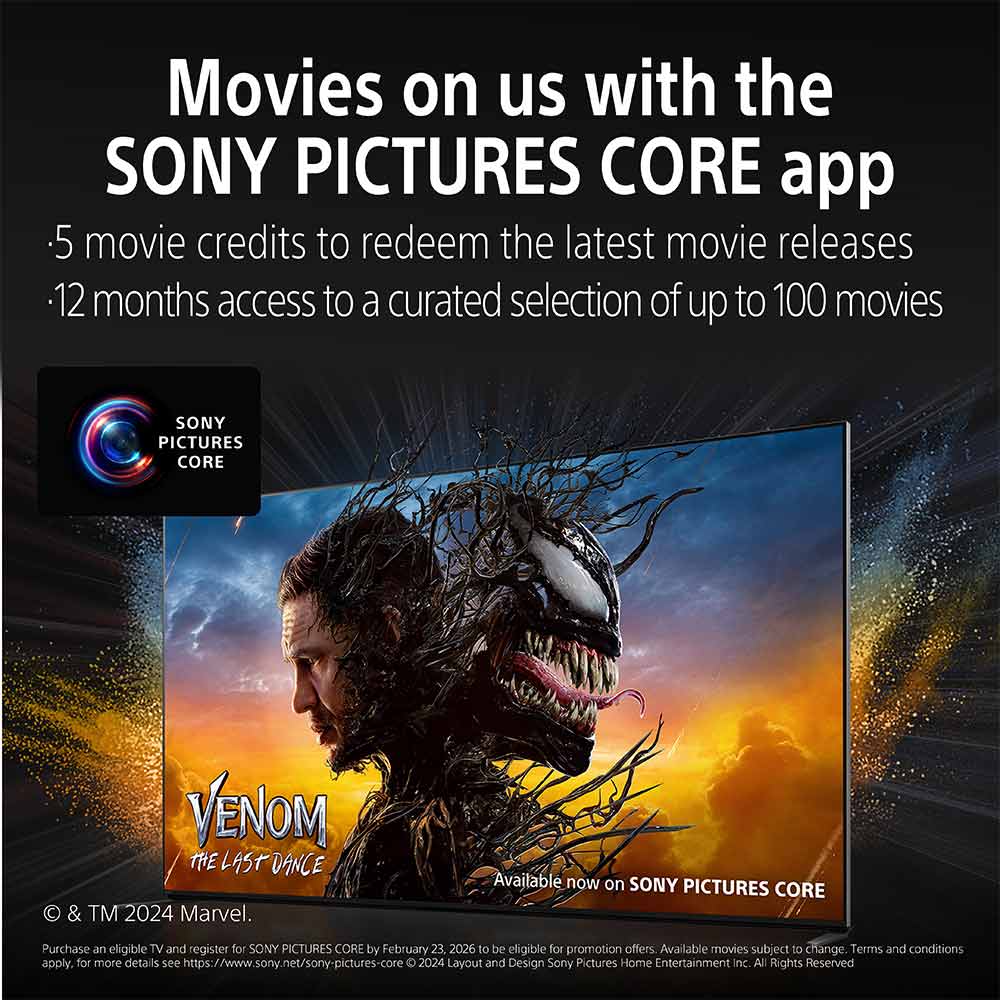 Sony 139 cm (55) BRAVIA 5 4K Ultra HD AI Technology Smart Mini LED Google TV K-55XR55A (Black) - Image 17