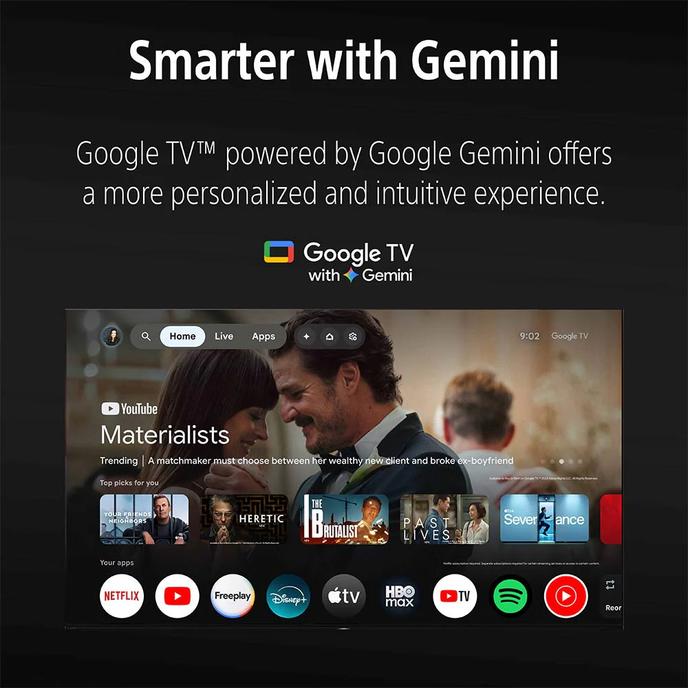 Sony 164 cm (65 inches) BRAVIA 3II AI XR Powered 4K 120HZ Ultra HD Smart LED Google TV K-65XR35M2 (Black) - Image 11