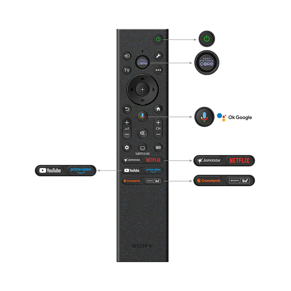 Sony BRAVIA 7II True RGB Series 165 cm (65 Inch) TV, AI XR Powered 4K Ultra HD (3840 x 2160) 120HZ Smart RGB LED Google TV, K-65XR70M2 (Black) - Image 6