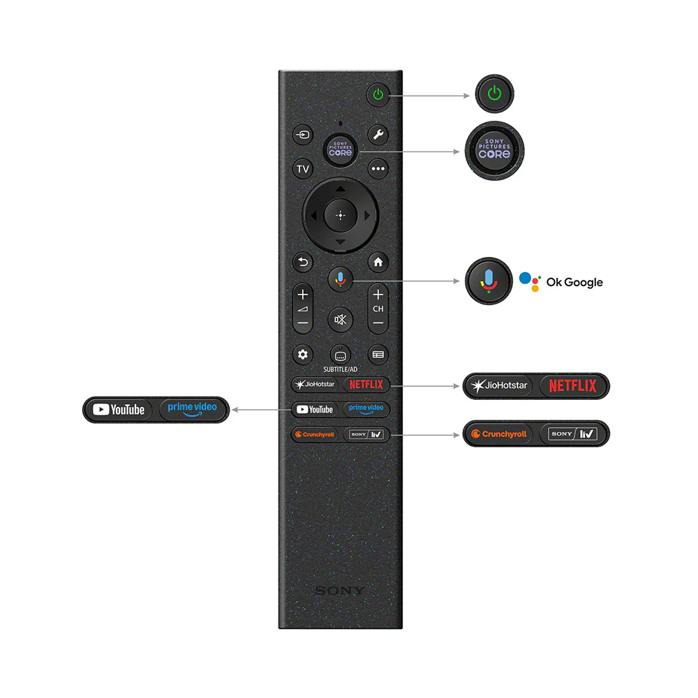 Sony BRAVIA 7II True RGB Series 189 cm (75 Inch) TV, AI XR Powered 4K Ultra HD (3840 x 2160) 120HZ Smart RGB LED Google TV, K-75XR70M2 (Black) - Image 6
