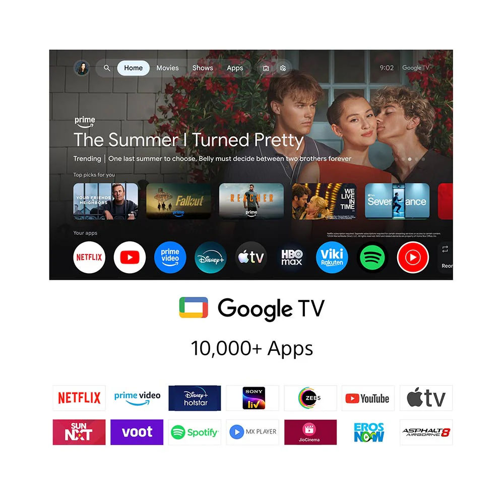 Sony BRAVIA 7II True RGB Series 189 cm (75 Inch) TV, AI XR Powered 4K Ultra HD (3840 x 2160) 120HZ Smart RGB LED Google TV, K-75XR70M2 (Black) - Image 8