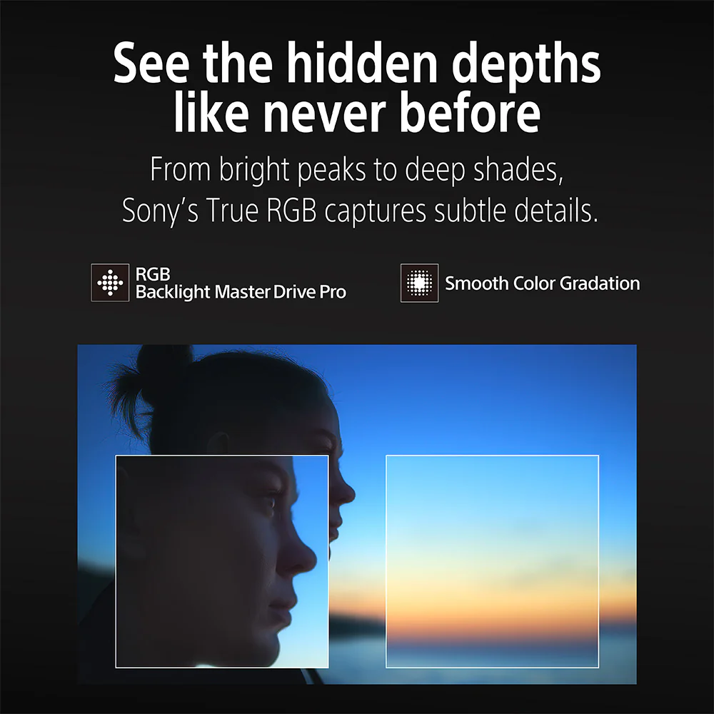 Sony BRAVIA 9II True RGB TV Series 189 cm (75 Inch) , AI XR Powered 4K Ultra HD (3840 x 2160) 120HZ Smart RGB LED Google TV, K-75XR90M2 (Black) - Image 18