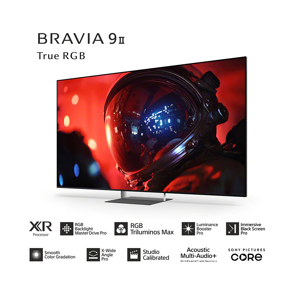 Sony BRAVIA 9II True RGB TV Series 215 cm (85 Inch) , AI XR Powered 4K Ultra HD (3840 x 2160) 120HZ Smart RGB LED Google TV, K-85XR90M2 (Black) - Image 2