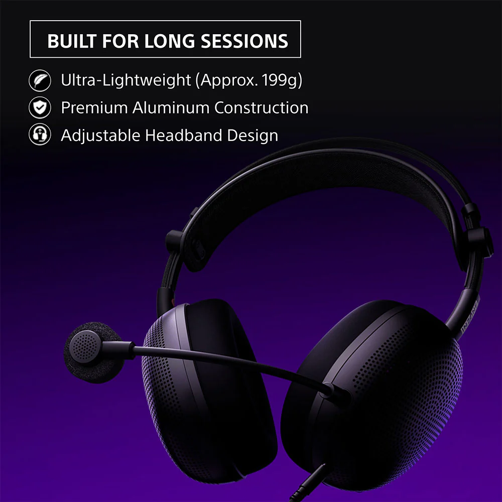 Sony INZONE H6 Air Open-Back Wired Gaming Headset for PC, PS5 & Mobile – Ultra‑Lightweight Over‑Ear Headphones, Detachable High-Fidelity Mic, 360 Spatial Sound, USB‑C Audio Box, Black - Image 15