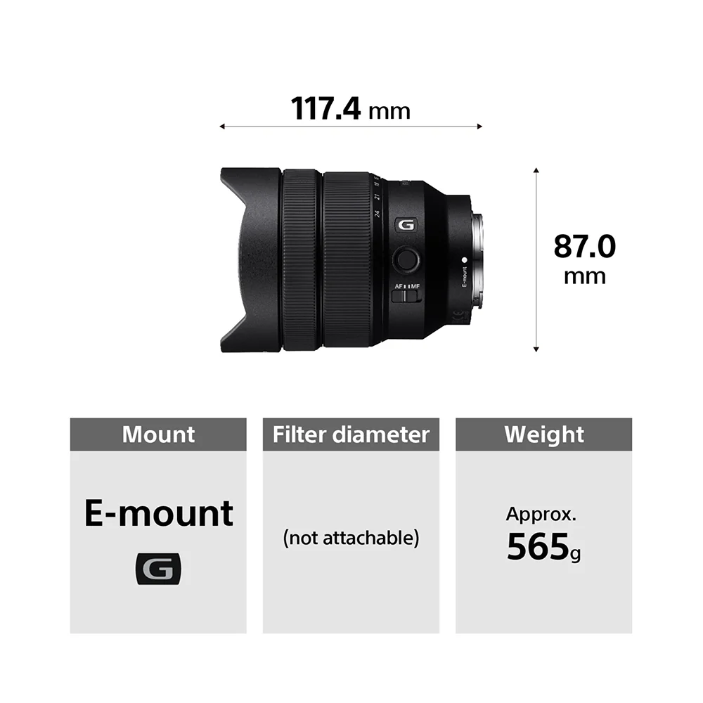 Sony FE 12–24 mm F2.8 GM (SEL1224GM) E-Mount Full-Frame, Ultra-wide-angle Zoom G Master Lens - Image 18
