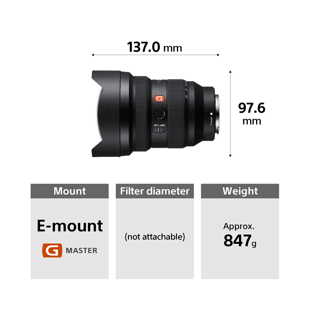 Sony FE 12–24 mm F2.8 GM (SEL1224GM) E-Mount Full-Frame, Ultra-wide-angle Zoom G Master Lens - Image 19