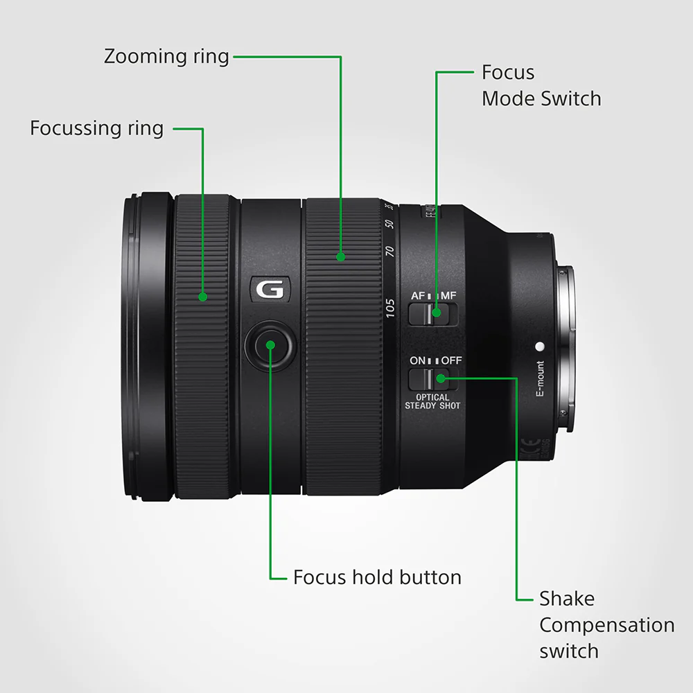 Sony SEL24105G FE 24-105 mm F4 G OSS E-Mount Lens - Image 8