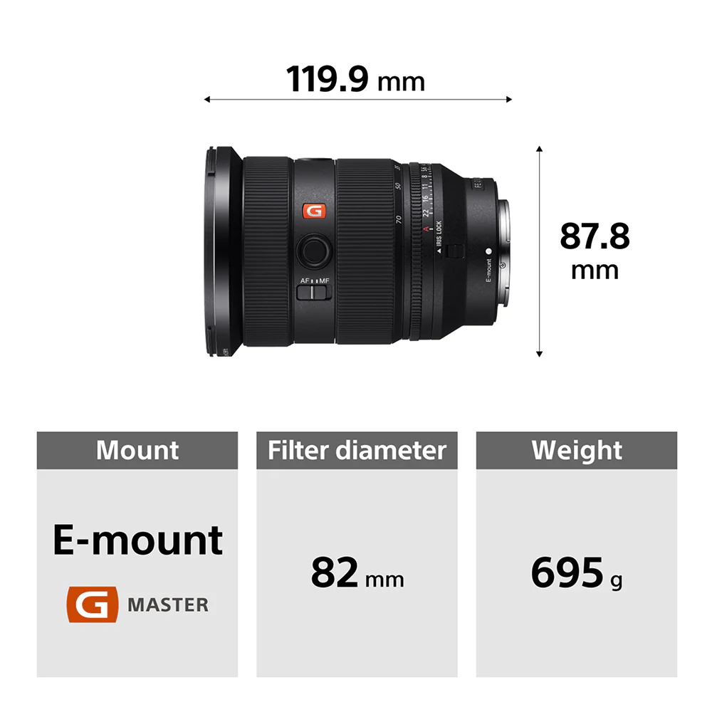 Sony FE 24–70 mm F2.8 GM II (SEL2470GM2) E-Mount Full-Frame, Standard Zoom G Master Lens - Image 11