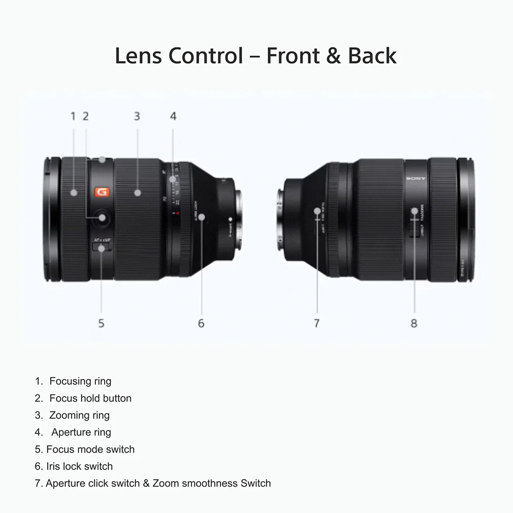 Sony E-mount FE 28-70mm F2 GM Full-Frame Lens (SEL2870GM) I Gorgeous Bokeh I Superb Resolution | Compact and lightweight | Portrait Lens - Black - Image 10