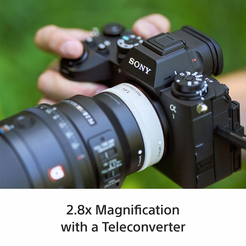 Sony E-Mount FE 100 MM F2.8 MACRO GM OSS Full-Frame Lens (SEL100M28GM) I 1.4x magnification I Excellent Macro lens - Black - Image 5