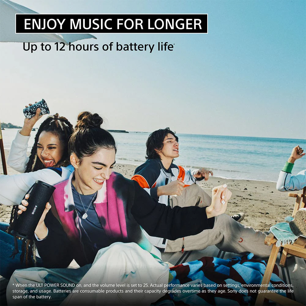 Sony ULT FIELD 1 Wireless Ultra Portable Bluetooth Compact Speaker with 12hrs of Battery Life IP67 Waterproof,Dustproof,Shockproof,Detachable Strap(ULT Button for Massive Bass) - Image 24