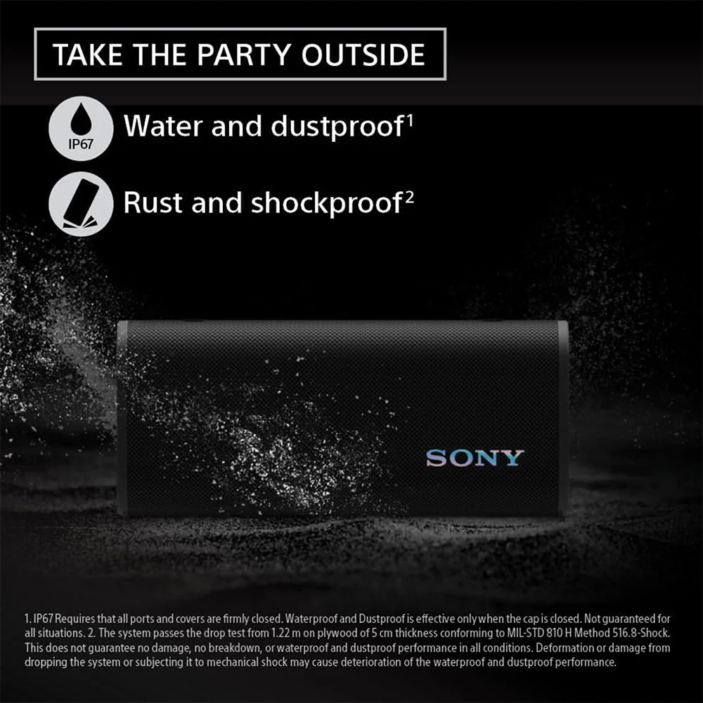 Sony New Launch ULT FIELD 3 Bluetooth Wireless Speaker with Massive Bass|24hrs Playtime|Hands Free Calling(with Mic)|IP67 (Waterproof,Dustproof,Rustproof)|Shoulder Strap|Quick Charge(SRS-ULT30) - Image 28