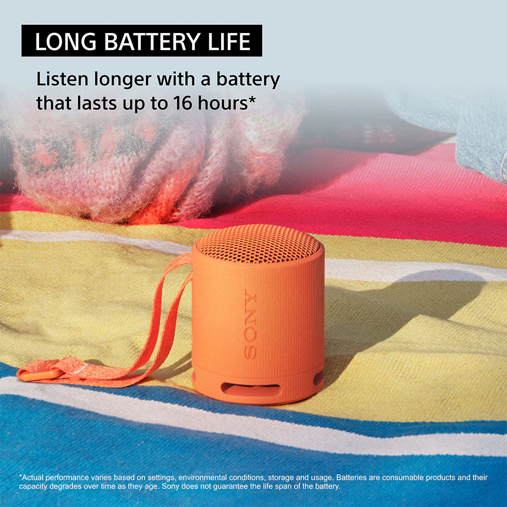 Sony SRS-XB100 Extra BASS Wireless Portable Compact Speaker IP67 Waterproof Bluetooth - Image 16