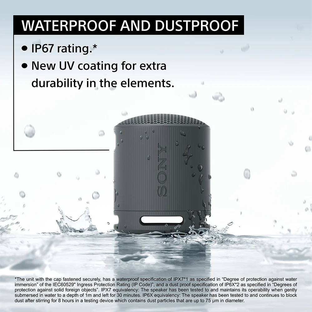 Sony SRS-XB100 Extra BASS Wireless Portable Compact Speaker IP67 Waterproof Bluetooth - Image 28