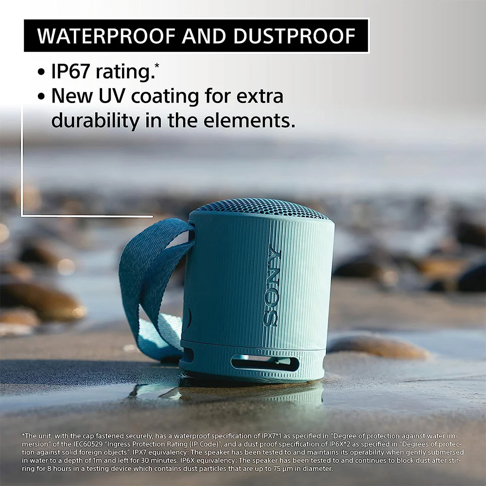 Sony SRS-XB100 Extra BASS Wireless Portable Compact Speaker IP67 Waterproof Bluetooth - Image 37