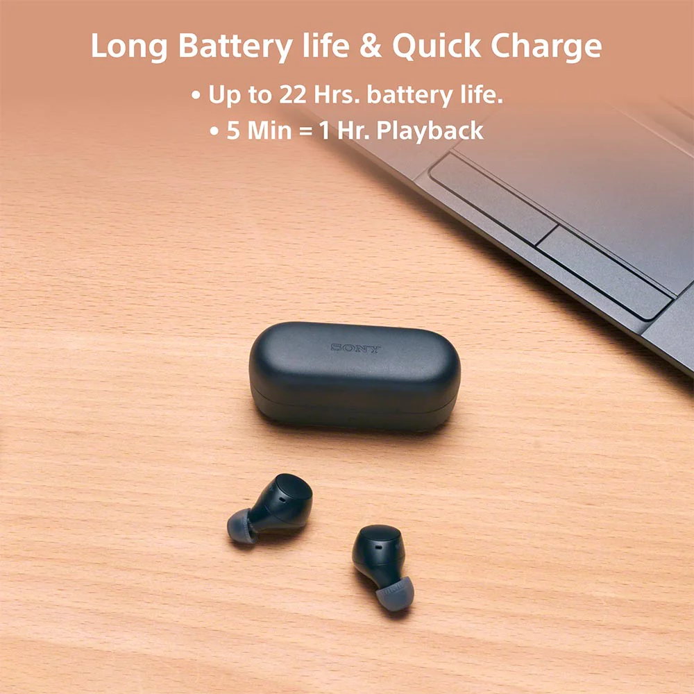 Sony WF-C510 Truly Wireless Bluetooth Earbuds with Mic, TWS, Up to 22 Hours Battery, Ambient Sound Mode, Small and Comfortable, IPX4 - Image 4