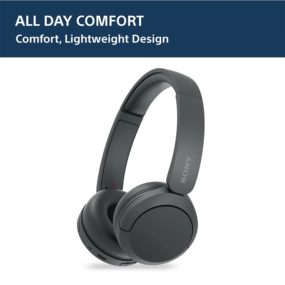 Sony WH-CH520, Wireless On-Ear Bluetooth Headphones with Mic, up to 50 Hours Playtime, DSEE Upscale, Multipoint Connectivity/Dual Pairing & Voice Assistant Support for Mobile Phones - Image 10
