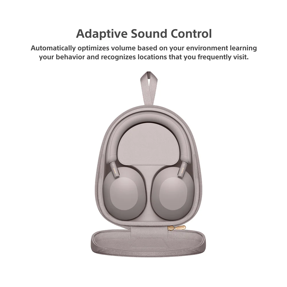 Sony WH-1000XM5 Wireless The Best Active Noise Cancelling Headphones, 8 Mics for Clear Calling, Battery- 40Hrs(w/o NC), 30Hrs(with NC), 3Min Quick Charge=3Hrs Playback, Multi Point Connectivity Black - Image 4